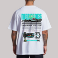 Playera Oversize Cuello Redondo, Manga Corta 100% Algodón, con Diseño Formula 1 (MERCEDES)