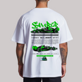 Playera Oversize Cuello Redondo, Manga Corta 100% Algodón, con Diseño Formula 1 (SAUBER)