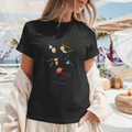 Camiseta casual de corte holgado con cuello redondo, manga corta, 100% Algodón, con gráfico de Drinks. Perfecta para el estilo diario.