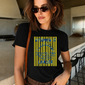 Camiseta con estampado,  100% Algodón, Camiseta casual de manga corta y cuello redondo, con diseño Vitamina D DTF. Perfecta para el estilo diario